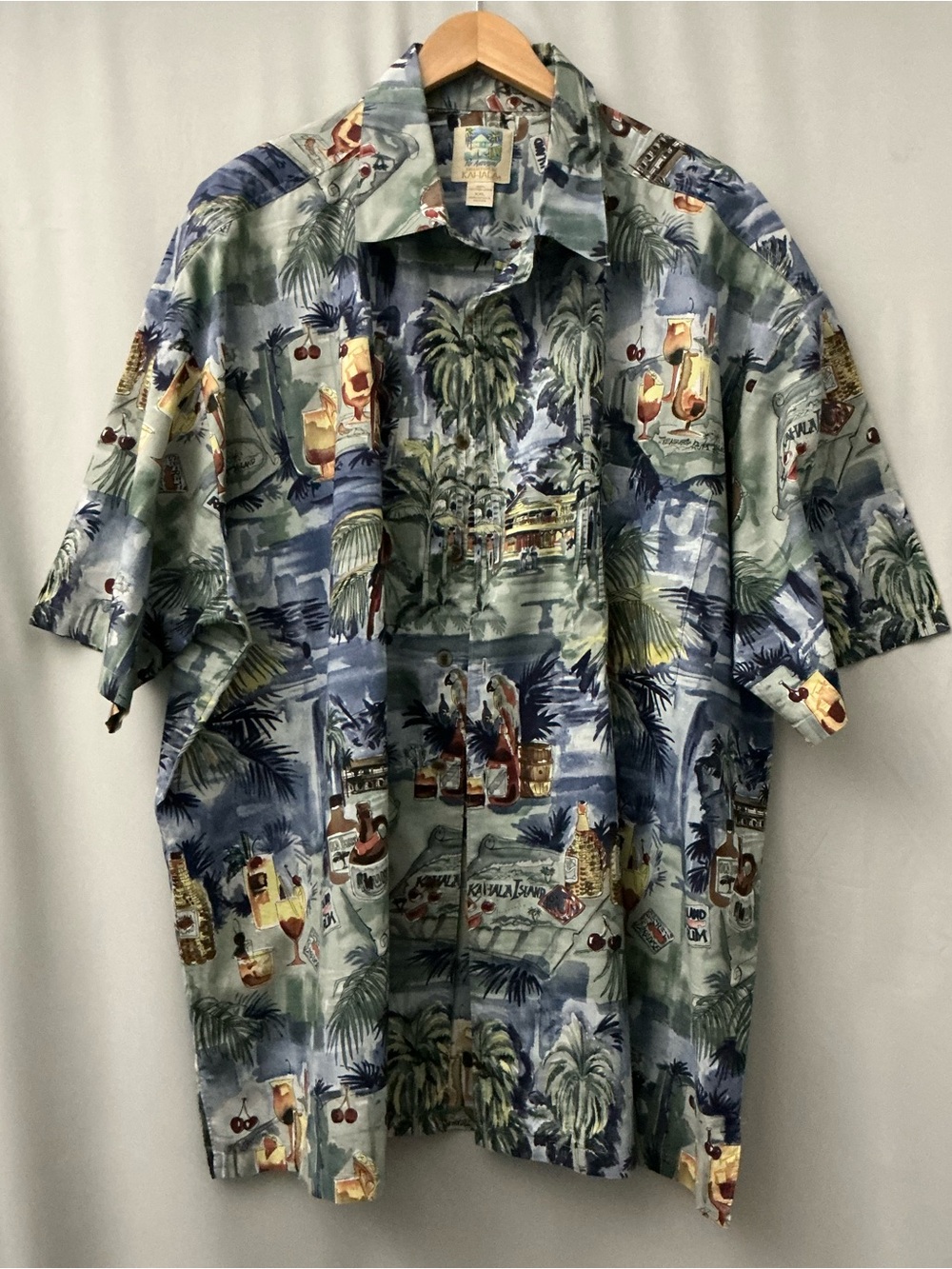 Kahala Pat Anderson Hawaiian Shirt Size XXL